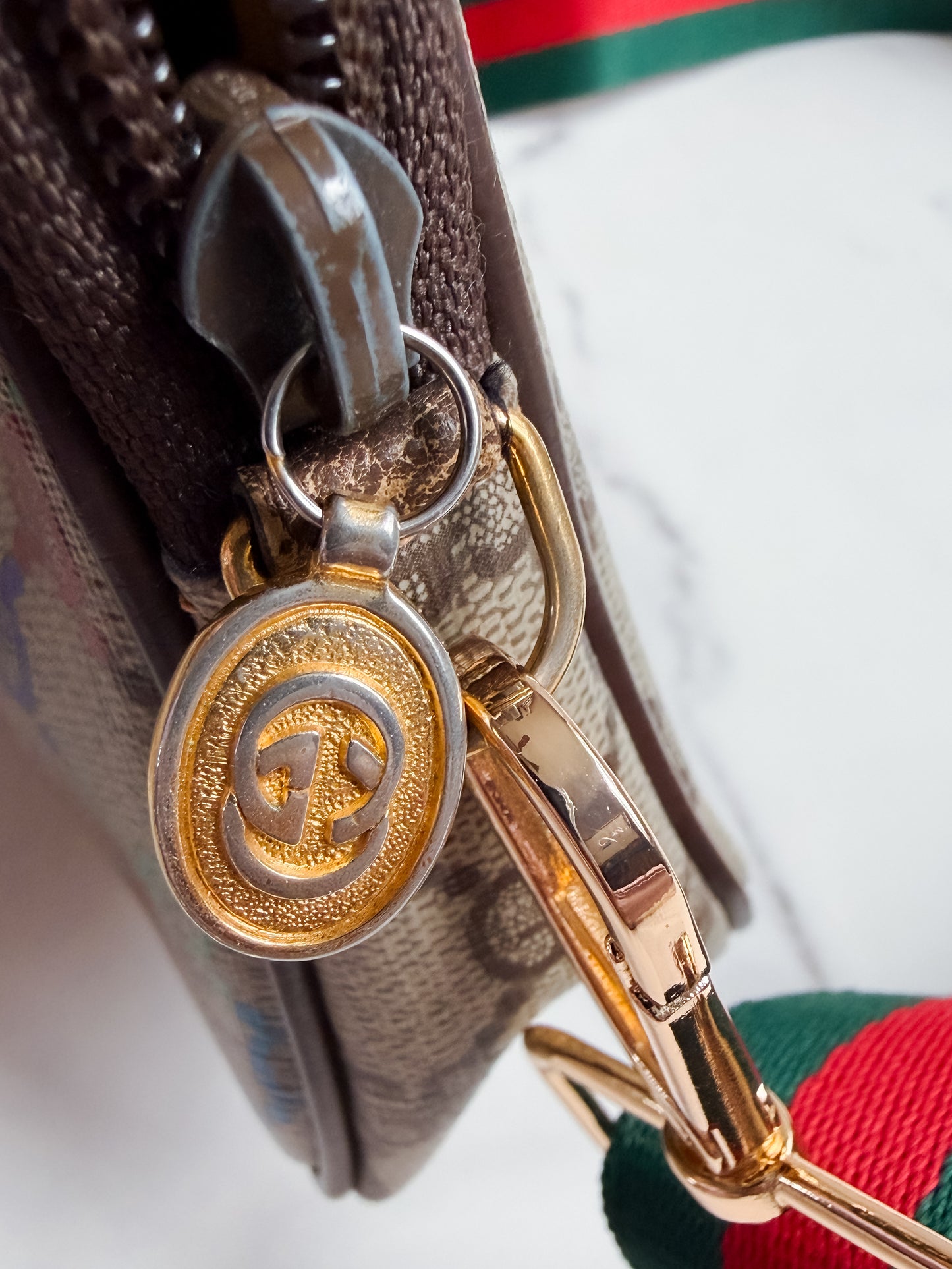 Gucci Guccissima Clutch as crossbody