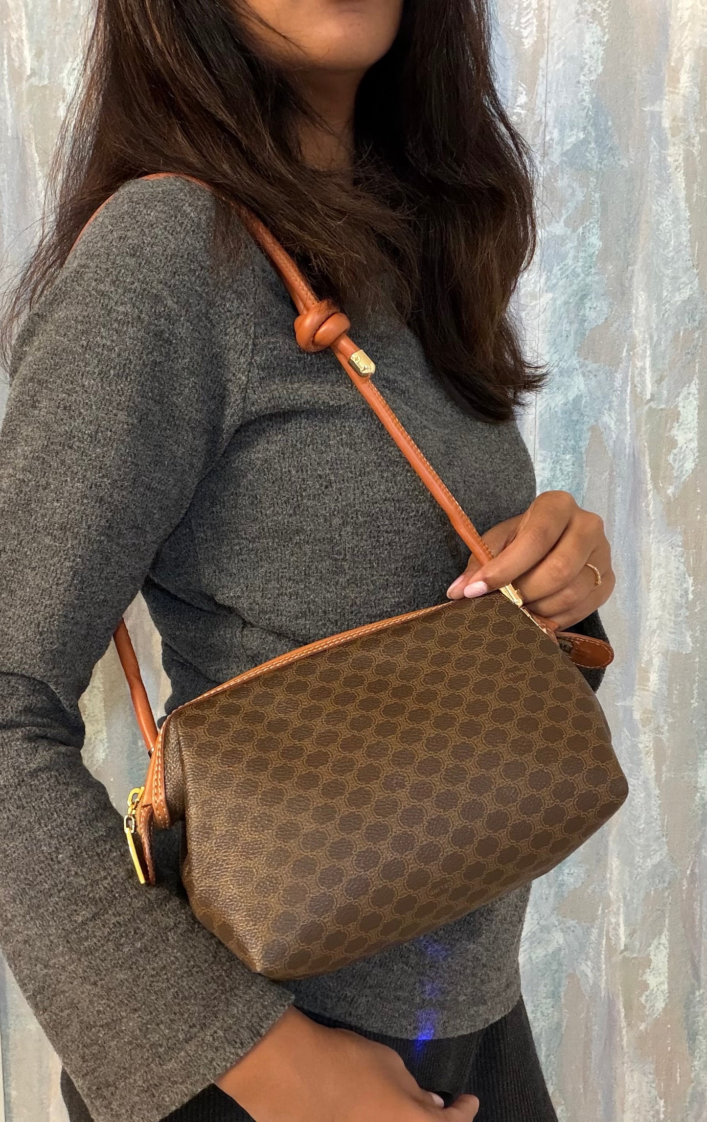 Authentic Celine clutch as crossbody