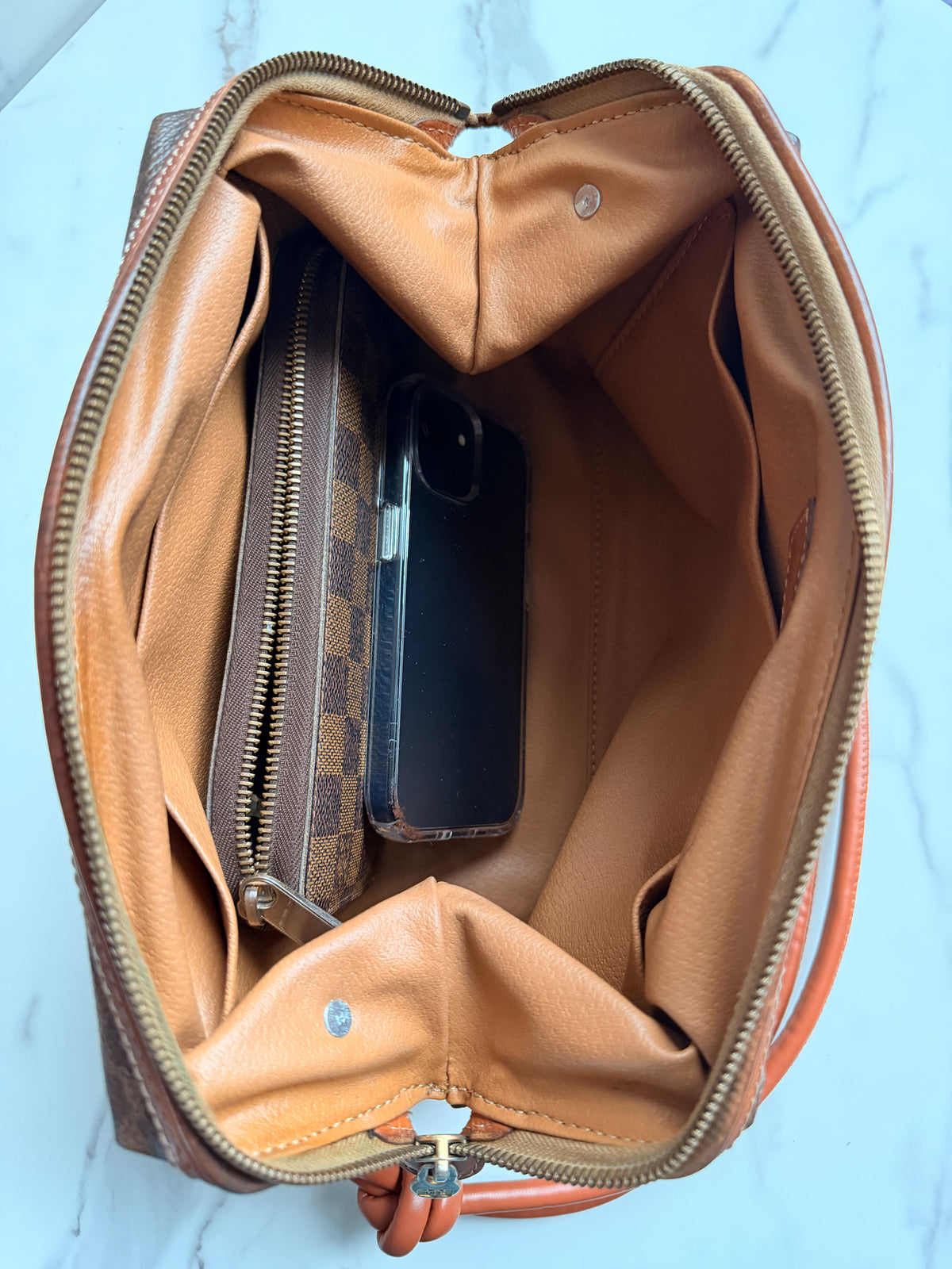 Authentic Celine Macadam clutch as crossbody