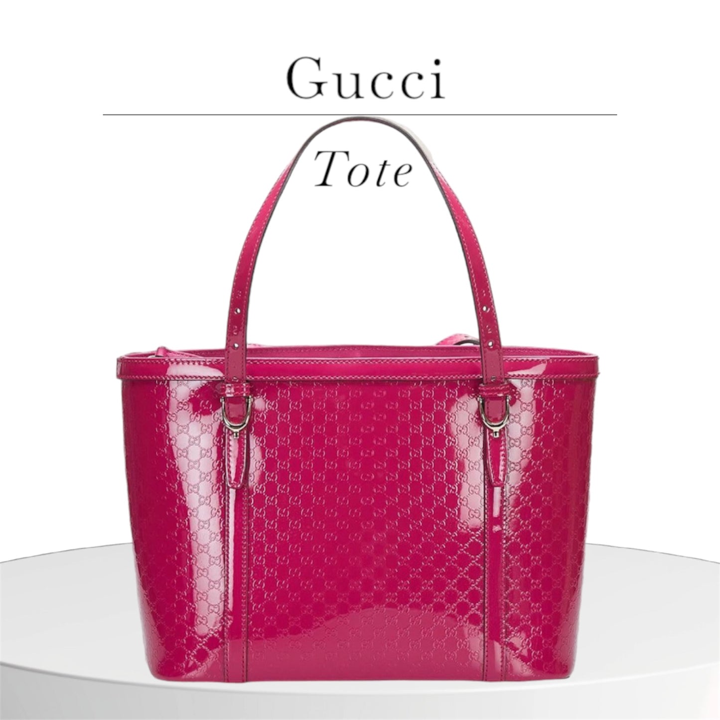 Gucci Microguccissima Patent Leather Tote